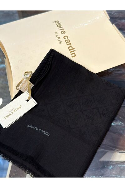 Pierre Cardin Monogram Pamuk Şal