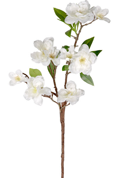 Herdekora Yapay Çiçek, Kiraz Çiçeği, Beyaz - 70 cm