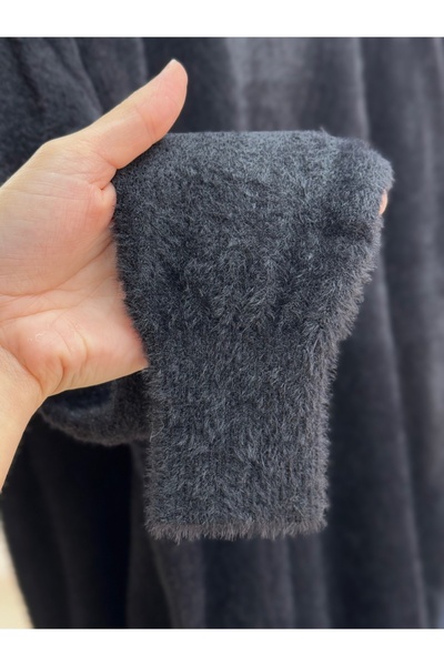 BENAHOLL Σεραφίνα Τονίκ με μανίκια και ελαστικό κάτω μέρος-KR3154 Μαύρο