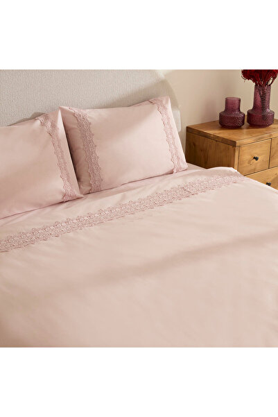 Karaca Home Nuvia Laced Double Duvet Cover Set Powder