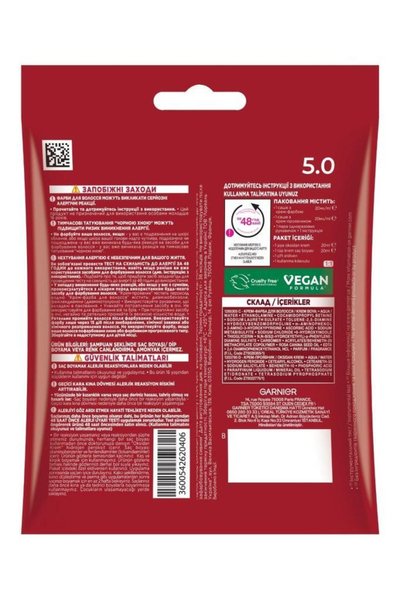 Garnier Color Shampoo Retouch Şampuan Kolaylığında Açık Kahve 5.0 Dip Boyası, Vegan, Amonyaksız, Kalıcı