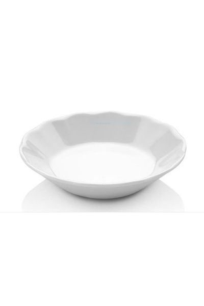 FORMEL Tea Plate White Thermoplus Shallow Dishes Resistant to Damage (Set of 6)