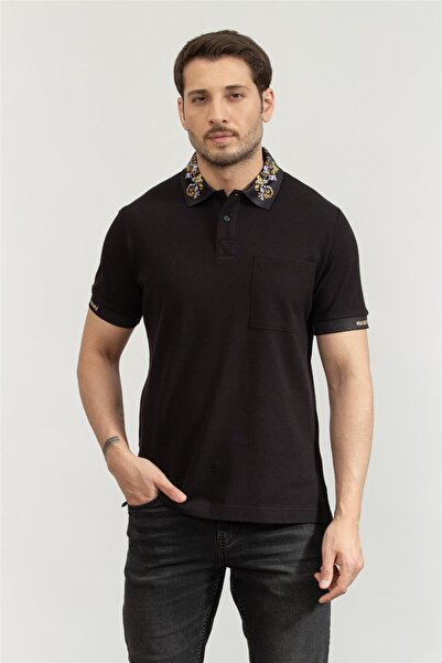 VERSACE JEANS COUTURE Erkek Polo Yaka T-Shirt