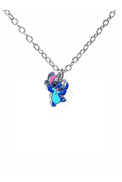 Herşey Nota قلادة على شكل شخصية ستيتش اللطيفة - للجنسين مع سلسلة بطول 60 سم، ...