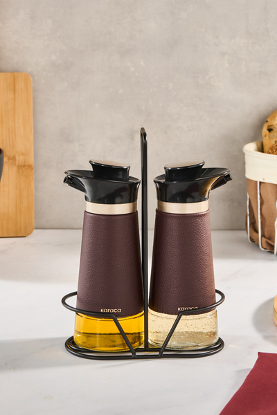 Karaca New Latin Glass Oil and Vinegar Bottle 1 L