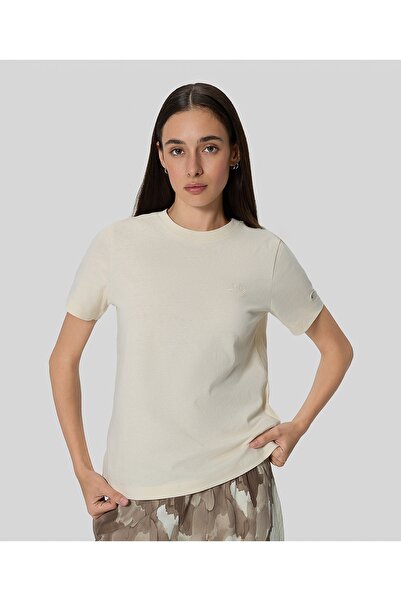 Champion Eco Future SS Tee Bej Kadın Tişört -117822-YS141