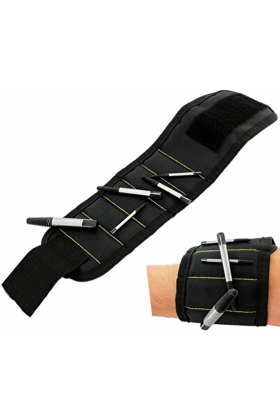 Aptel Banda magnetica incheietura, pentru suruburi/cuie/piulite, nailon, negr...