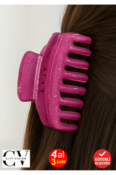 cityvision Cataramă tip greblă de culoare lavandă argintie 11 cm - elegantă și durabilă