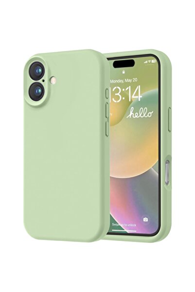 Flippy Husa Protectie Matte TPU, Flippy, pentru Apple iPhone 16, Protectie Camera, Antizgariere, Verde