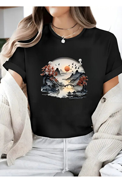 wonderbb Tricou dama 100% bumbac "Beautiful world"