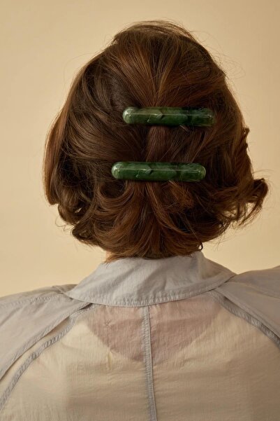 New Obsessions Acrylic Long Bar Automatic Buckle