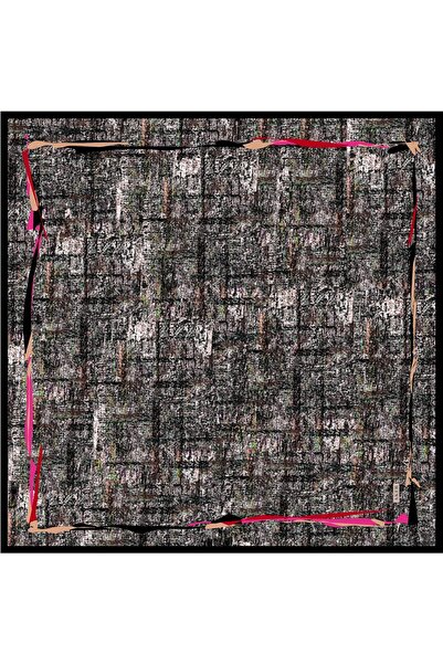 Aker Sura Silk Scarf Black, Batik Patterned 8973701-311