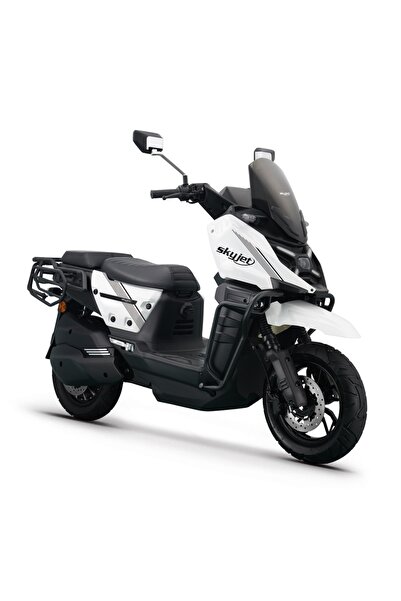 Skyjet Luckın Elektrikli Moped Beyaz