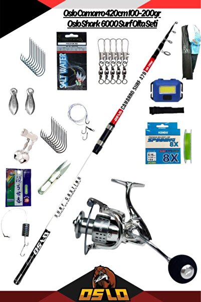 Oslo Camarro 420cm 100-200gr Shark 6000 Surf Olta Seti