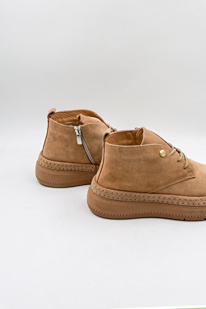 KRISTE BELL Kristebell imported special series natural leather women's daily boots kb05255 - suede beige - 36