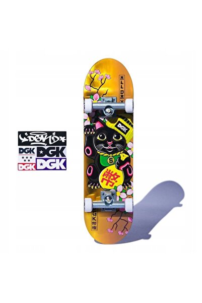TechGo Tech Deck Handboard Fingerboard, Model DGK, Plastic, Multicolor