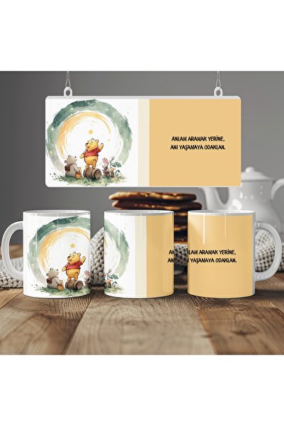 Beramussa Winnie the Pooh Design Moment of Life Themed Mug – Seek Meaning, St...