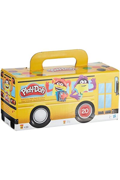 Play Doh مجموعة بلاي دو سوبر كولور من 20 علبة