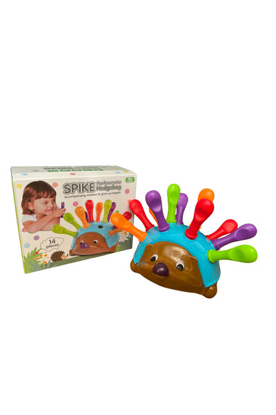 OEM Arici Educativ cu 12 Tepi Colorati – Dezvolta Motricitatea, Invata Culori...