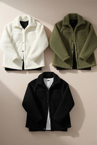 OTAKU 3 штук унісекс двокишеньковий плюшевий куртка комплект