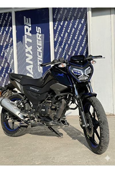Banxtre TVS Raider için 17 Parça Renkli Detay Sticker Seti