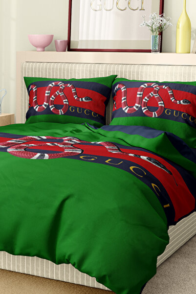 Marcalanya Duvet Cover Set Double Size Cotton Satin Fabric 6 Pieces 3D Digital Printing Duvet Cover Set Model No: