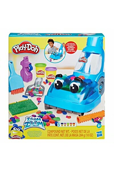 Play Doh مجموعة تنظيف وتفريغ الهواء من بلاي دوه زووم زووم