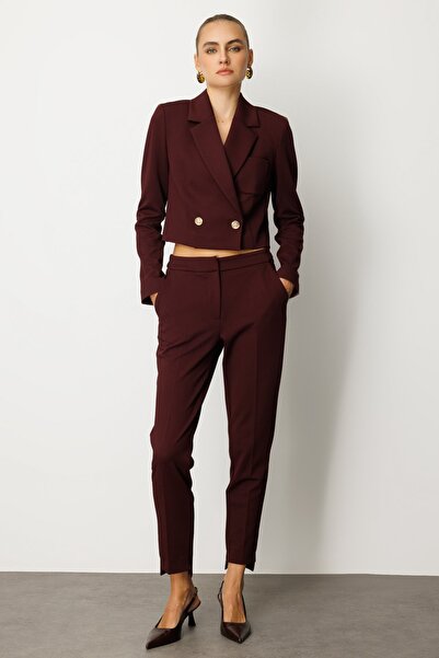 Ekol Elastic waist tight leg trousers