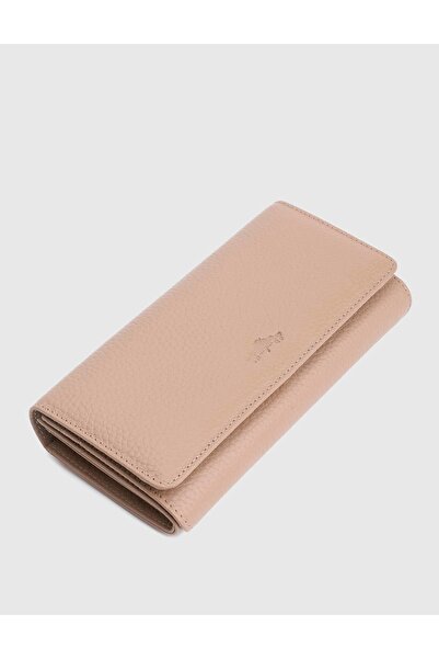 İLVİ Benson Genuine Floater Leather Mink Women's Wallet