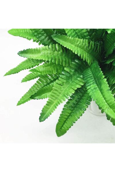 DEFNE DECOR Yapay Çiçek Aşk Merdiveni Eğrelti Otu Bitkisi 18 Yaprak 55CM Yapay Bitki