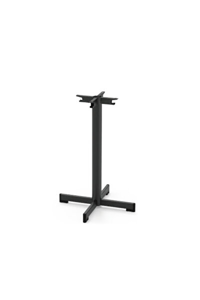 EYMEN YAPI Tempo Bistro Masa Ayağı Siyah Metal 71 cm