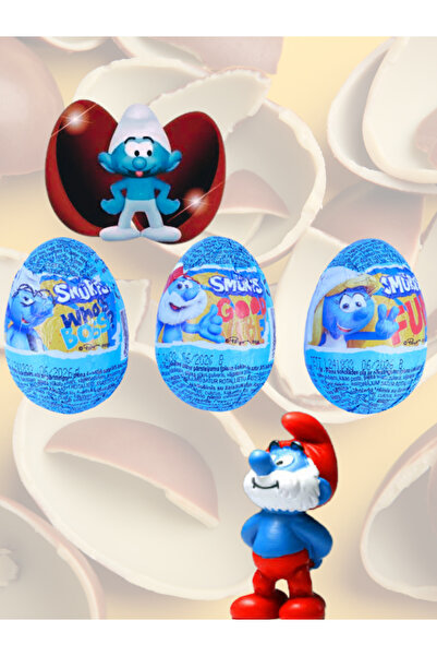 Zaini Şirinler Çikolatalı Sürpriz Yumurta 3 adet