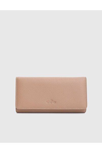 İLVİ Benson Genuine Floater Leather Mink Women's Wallet