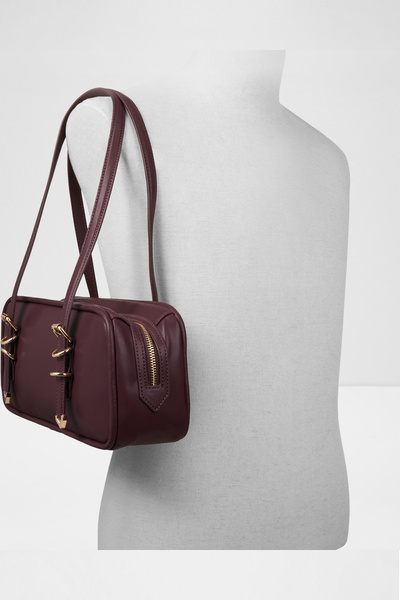 Aldo Casandra - Women's Small Size Red Single Compartment Shoulder Bag with Fixed Shoulder Strap