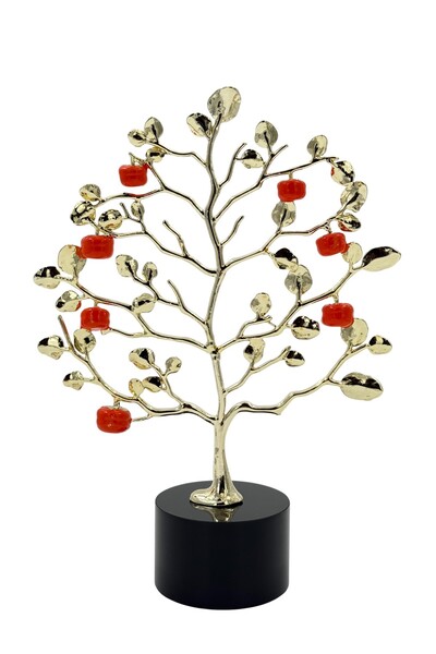 BİNDAWOOD B&D Décor Item with pumpkin and tree design - Red