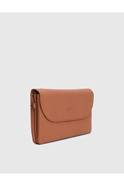 İLVİ Arvin Genuine Floater Leather Tan Women's Wallet