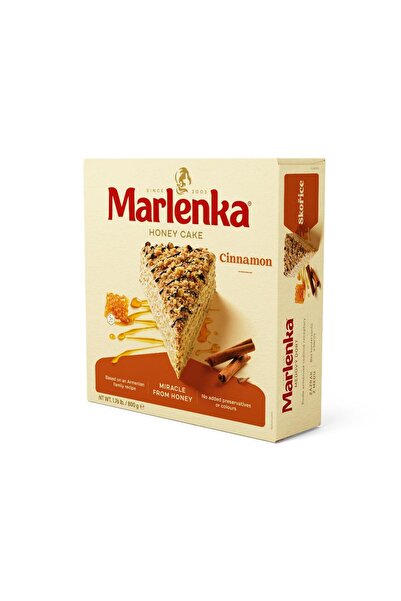 Marlenka cake with cinnamon
