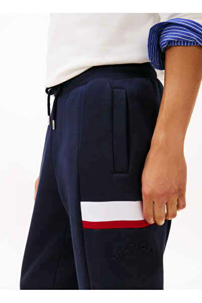 Tommy Hilfiger Normal Bel Normal Mavi Erkek Eşofman Altı MW0MW40416DW5_RWB INSERT SWEATPANTS