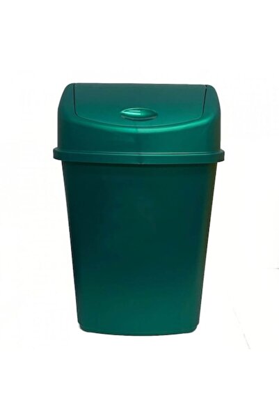 ideal STORE EcoPub idealSTORE Office Bin, 55L, Swing Lid, Rigid Plastic, Shock Resistant, Removable Lid, Green