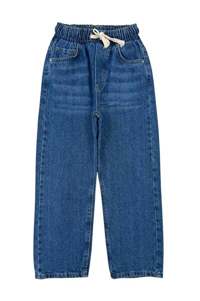 ASL GOLF CLUB Pantaloni de blugi albastru pentru băiat cu talie elastică confortabil croială