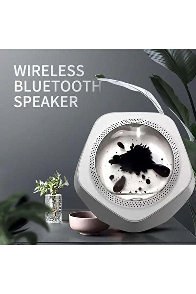 Generic FREKVENS Magnetic Ferrofluid Bluetooth Speaker (Gray)