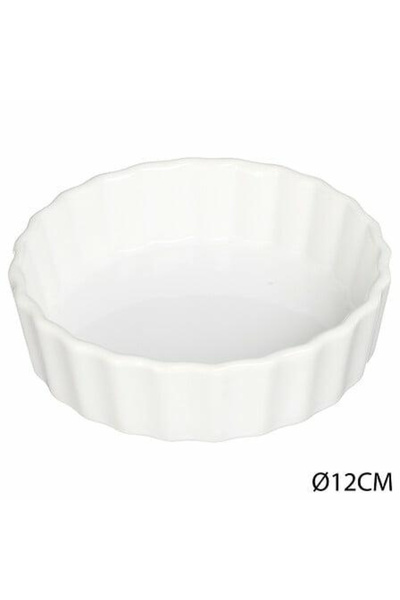 Other Tavă ceramică pentru tartale 12,5 cm ALBĂ