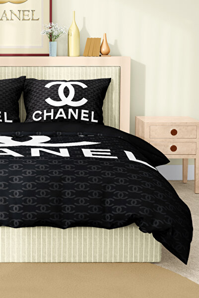 Marcalanya Duvet Cover Set Double Size Cotton Satin Fabric 6 Pieces 3D Digital Printing Duvet Cover Set Model No: