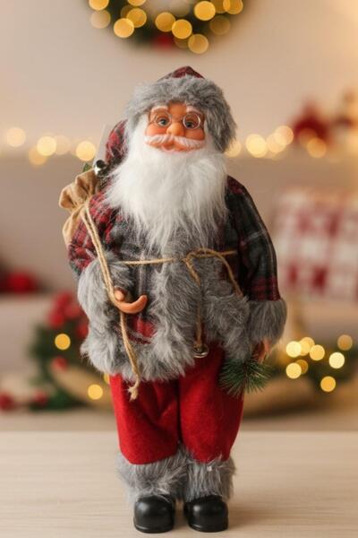 Sole Christmas Ornament Santa Claus Figurine Large Size 45cm – Decorative Ornament and Gift Figurine