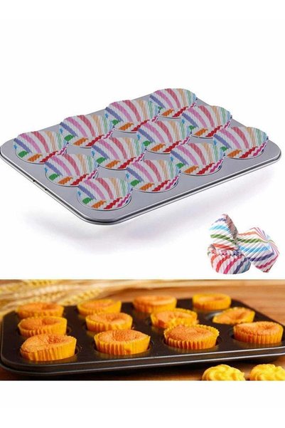Generic Premium Heavy Duty Aluminum Baking Foil Liners 400 Count for Easy Cle...