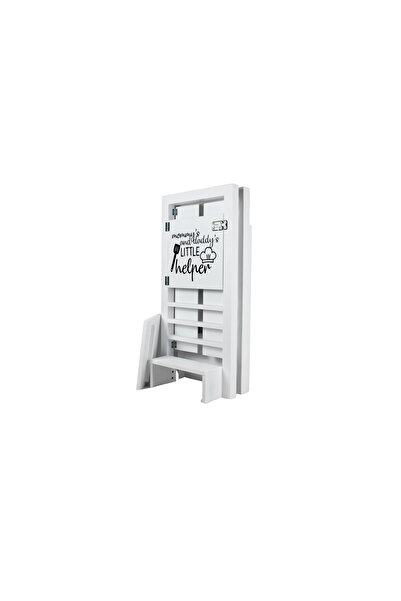 OEM Foldable Activity Tower, White Foldable Learning Tower