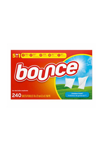 BOUNCE مناديل مبللة للاستخدام الخارجي 240 قطعة