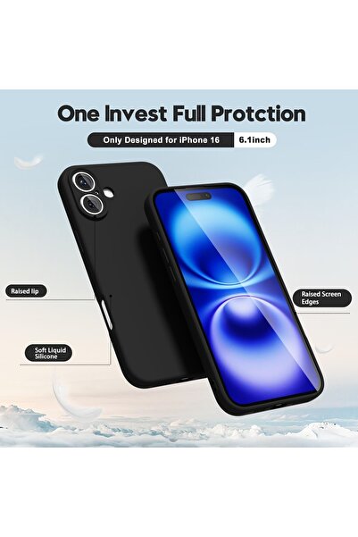 Flippy Προστατευτική θήκη ματ TPU, Flippy, για Apple iPhone 16 Plus, πλήρης κάλυψη, μαύρη