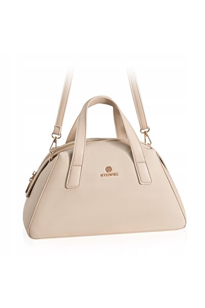 Betlewski BTJ-06 BEZ MILEY Valiză din piele pentru femei