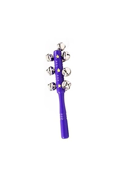 OEM Jucărie muzicală - Clopoței de mână cu mâner, albastru, 19 cm